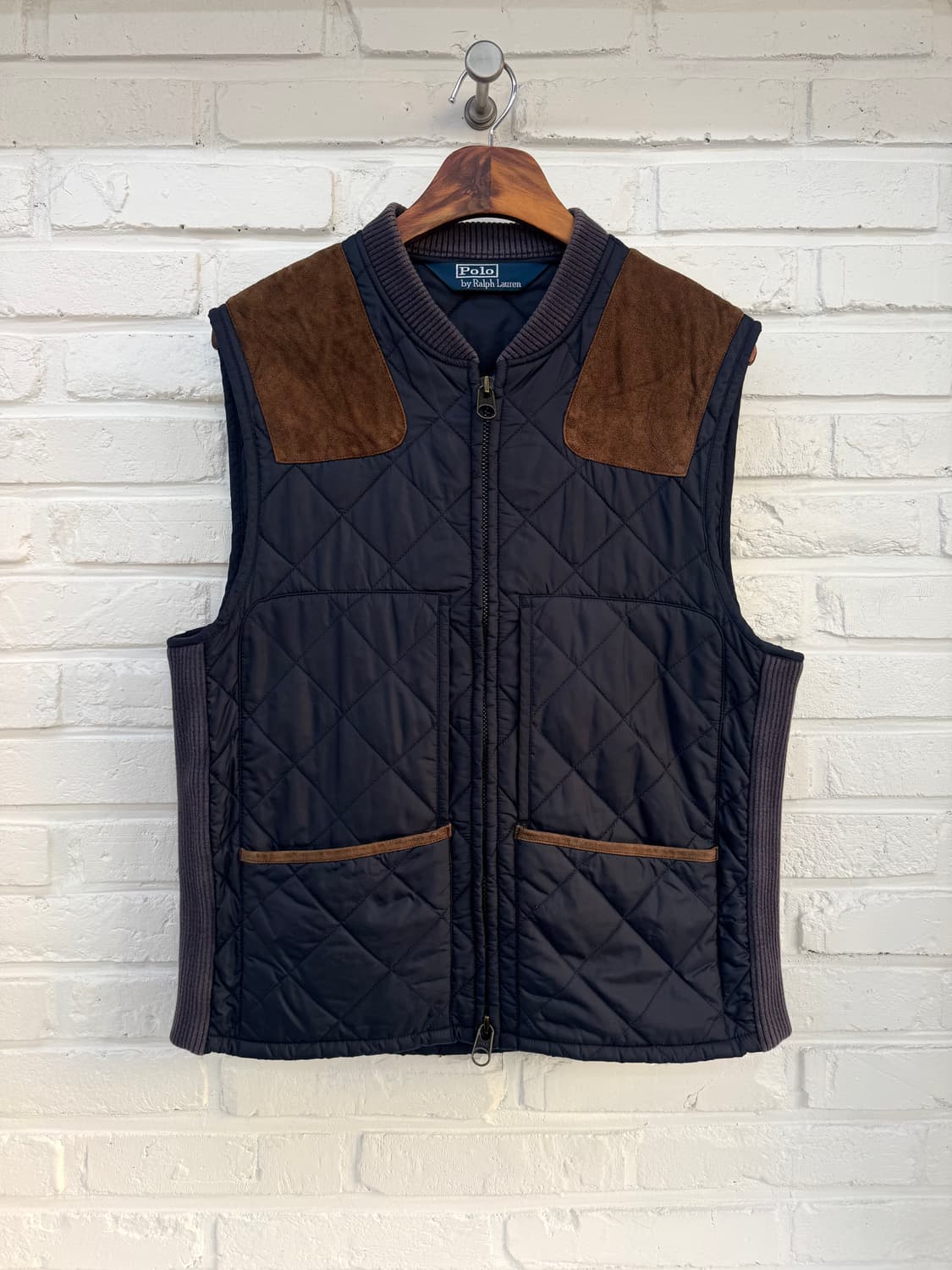 폴로 네이비 투웨이 패딩베스트 상품이미지1