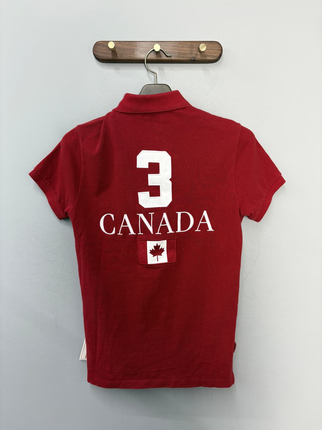 폴로랄프로렌 캐나다 빅포니 레드 폴로 셔츠 A3737 상품이미지5