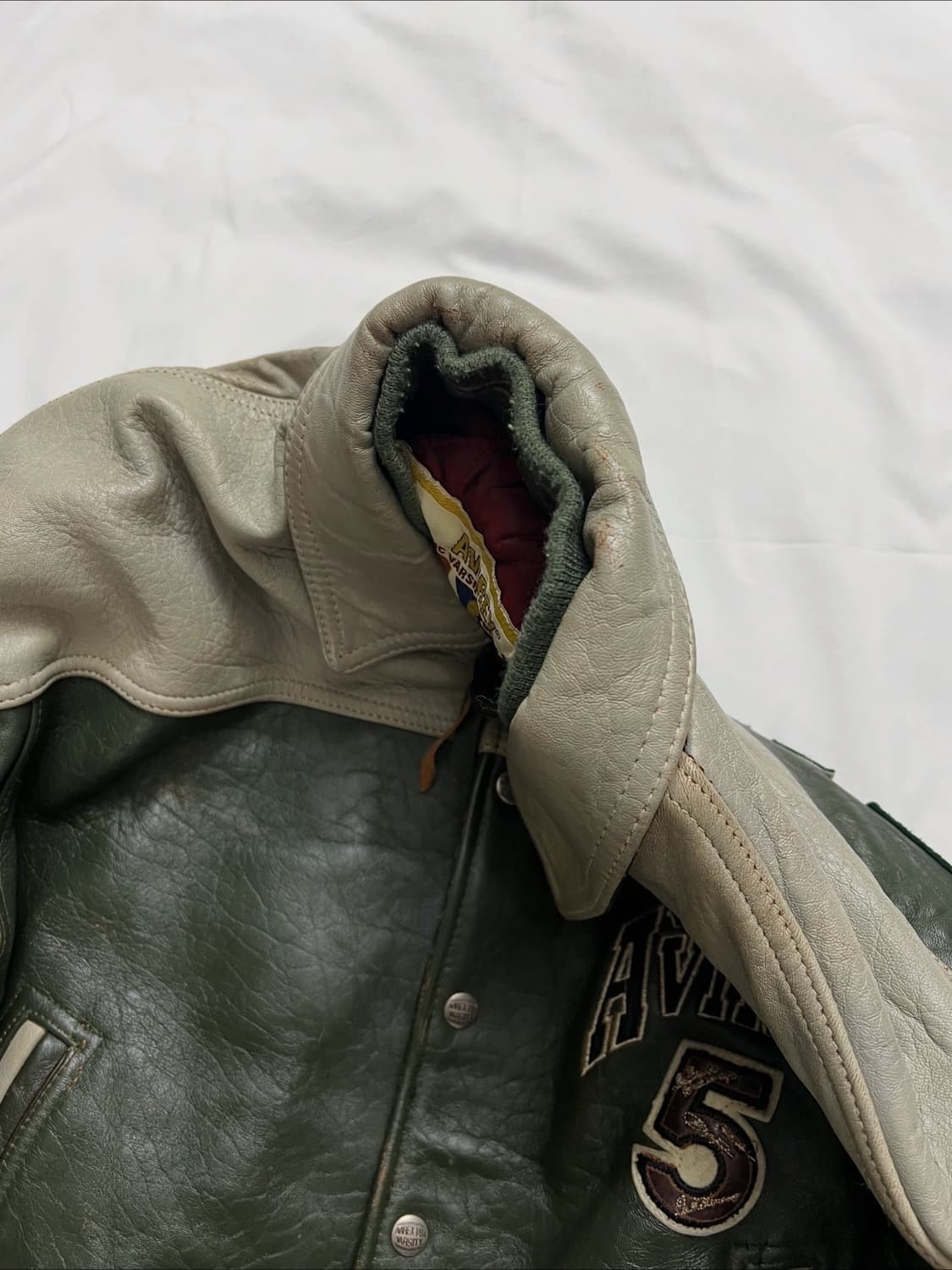 아비렉스 가죽자켓 바시티자켓 상품이미지9