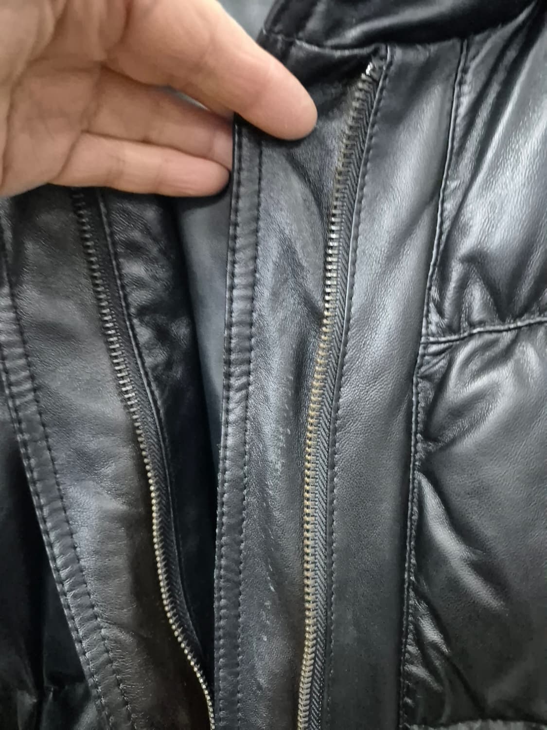 일본 소우 클로스 양가죽 다운롱패딩 상품이미지6