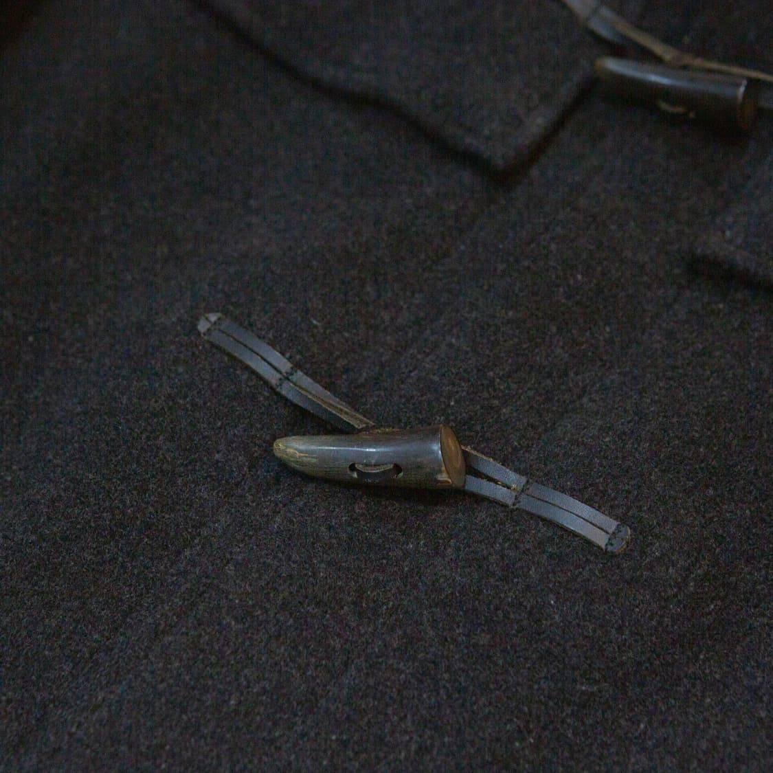 Gloverall x J.Press 메리노 울 더플 코트 그레이 상품이미지4