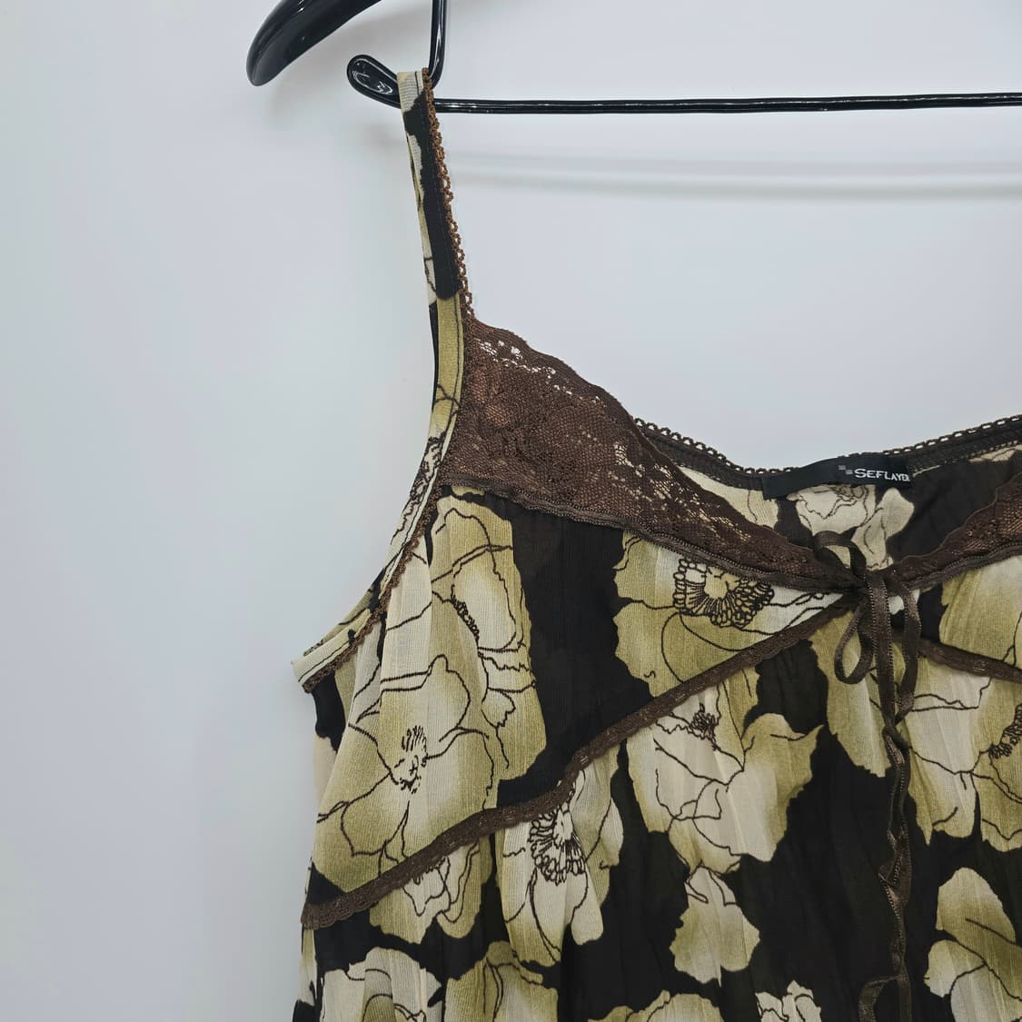 빈티지 플라워 빈티지 플라워 레이스 캐미솔 모리걸 하구미 무드 상품이미지2