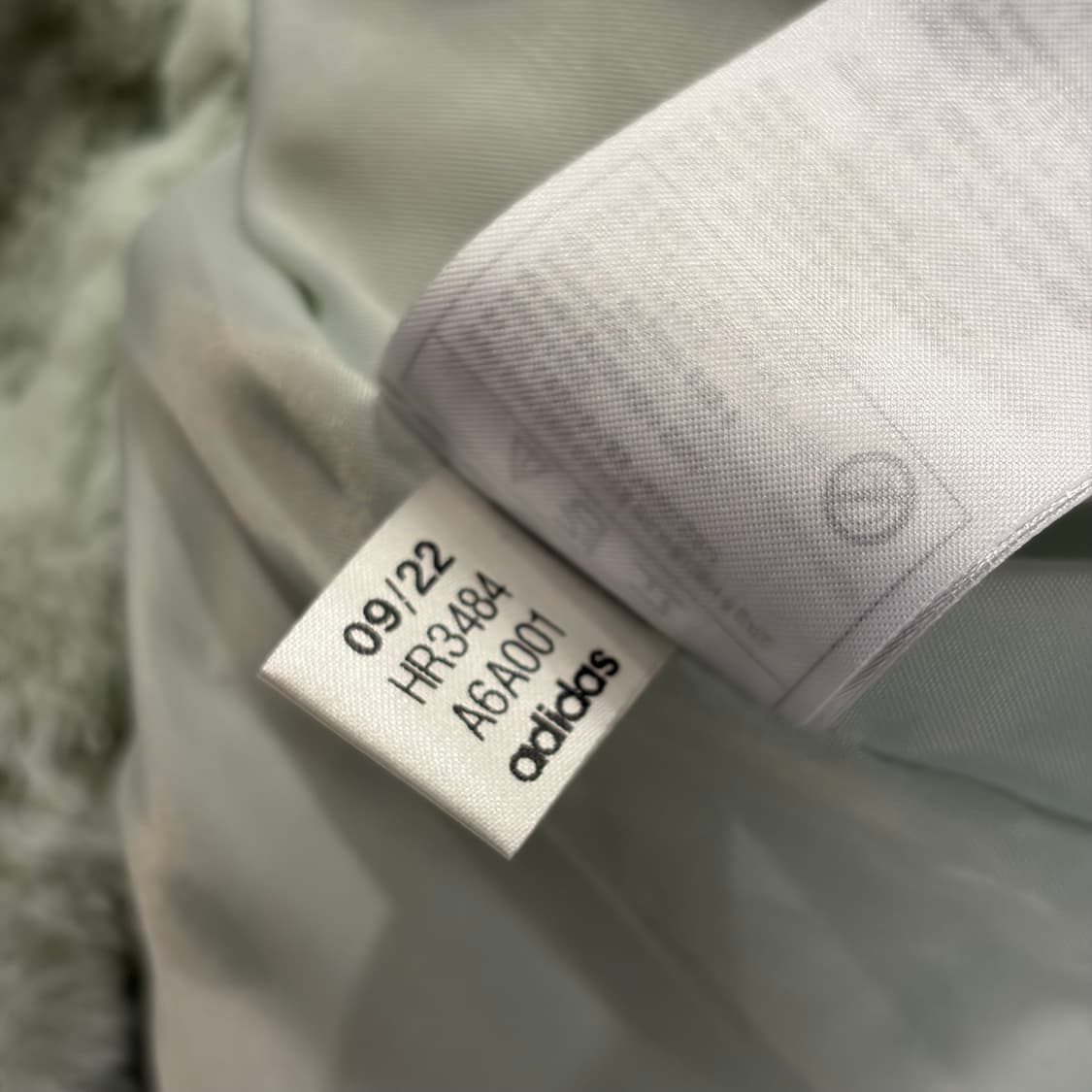 [2XL] 아디다스 빅로고 퍼 자켓 민트 화이트 B988 상품이미지9