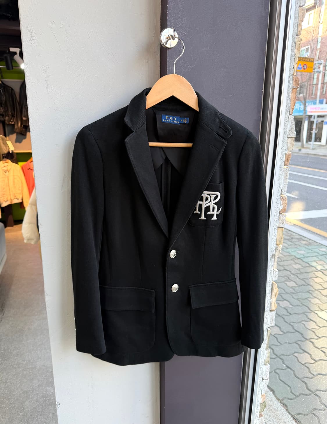 .0/ 폴로랄프로렌 로고 크레스트 니트 블레이저 상품이미지3