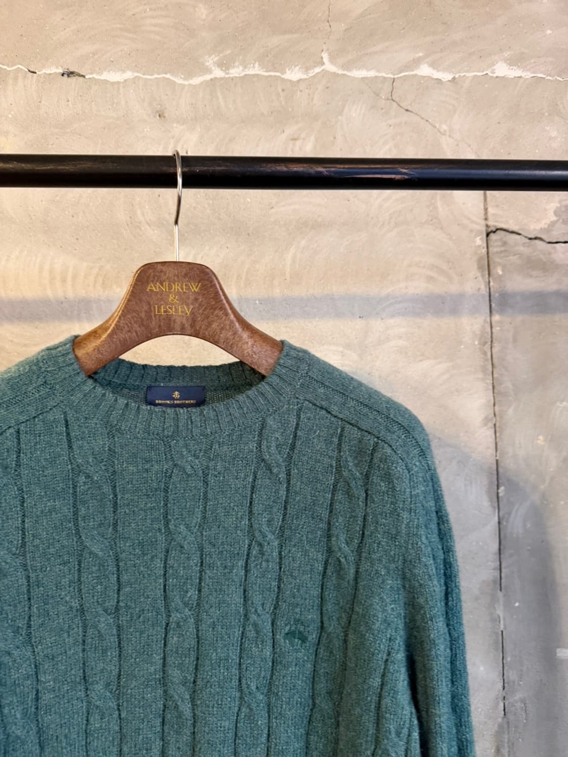 브룩스 브라더스 케이블 니트 100 상품이미지4