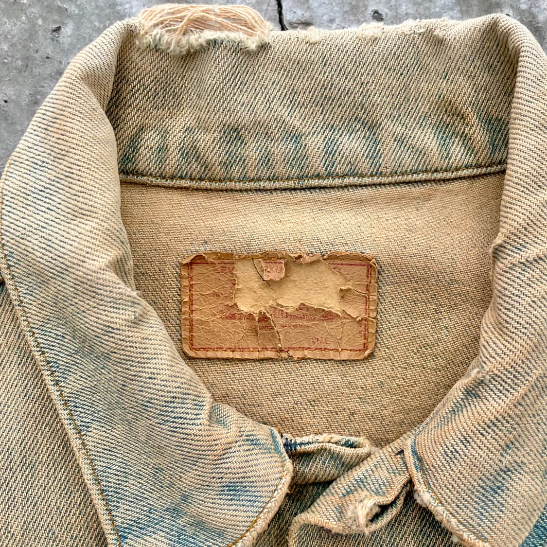 60-70's 리바이스 71025 빅 E 자켓 S 상품이미지4