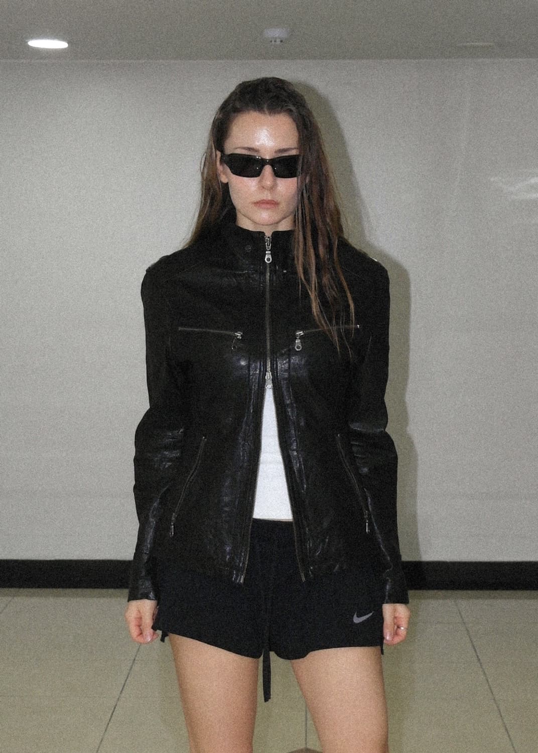 가죽 바이커 자켓 상품이미지1