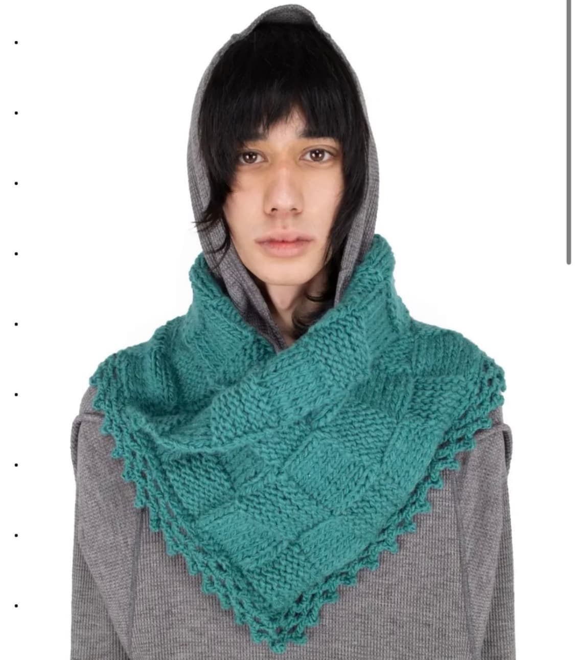 [구매]키코코스타디노브 23 fw 아스파시아 크로셰 머플러 스카프 상품이미지1