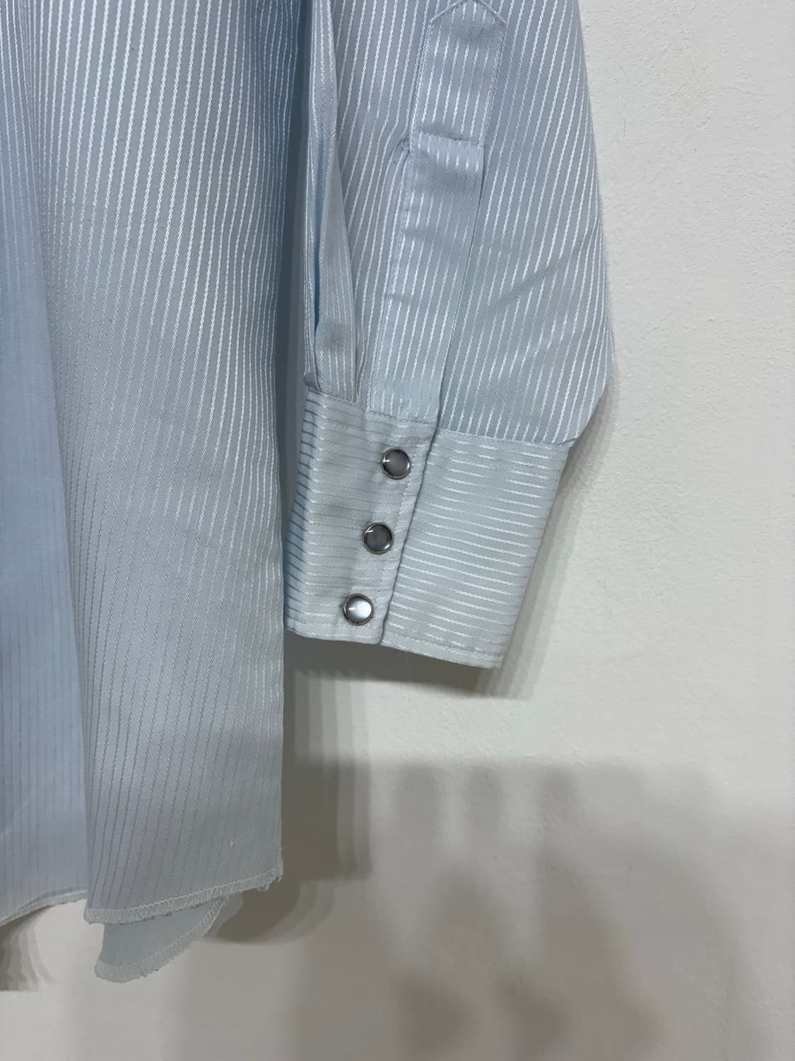 70's vtg H bar C stripe  Western Shirt. 상품이미지6