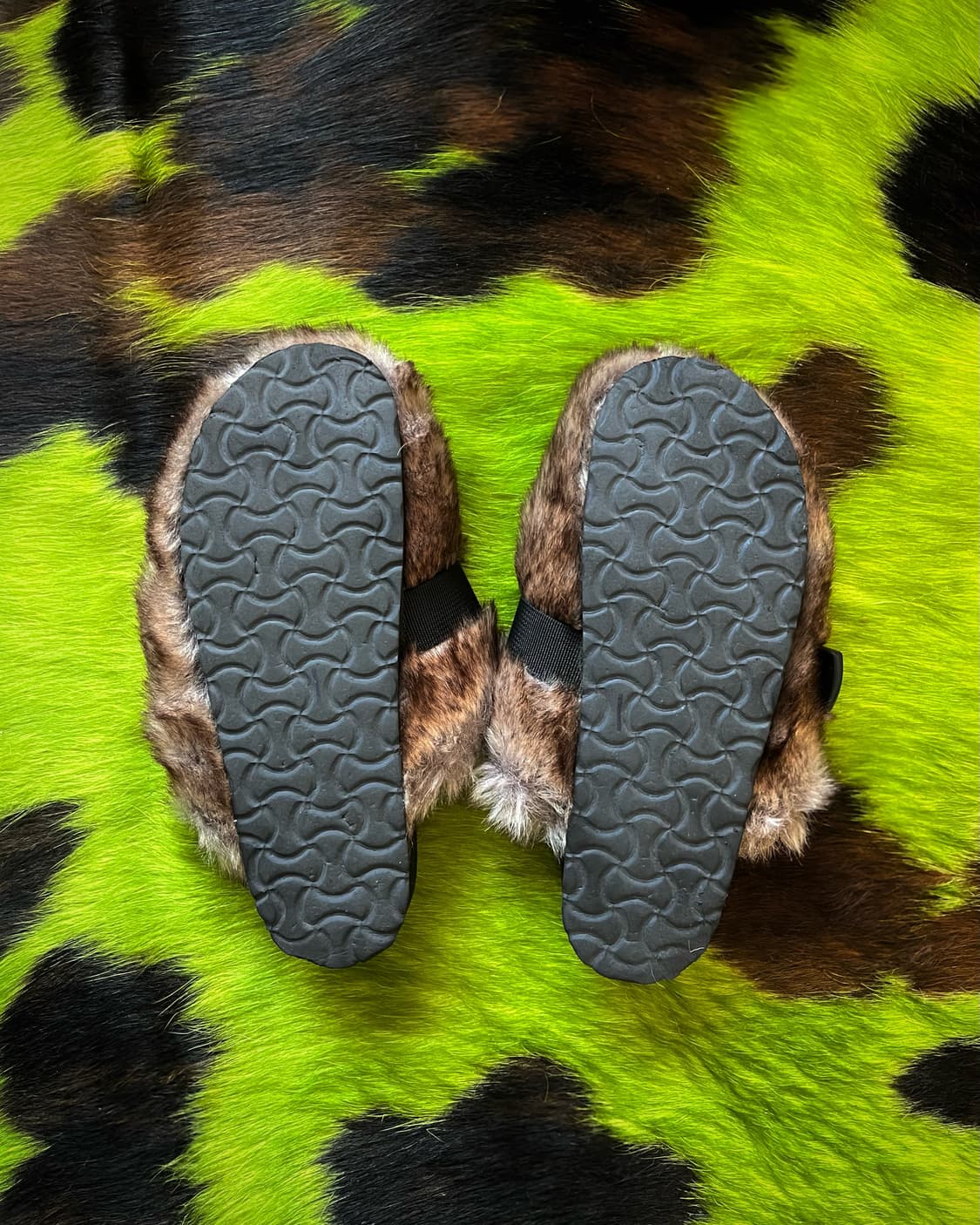 Coen Japan Brown Fur Trim Slippers 상품이미지9