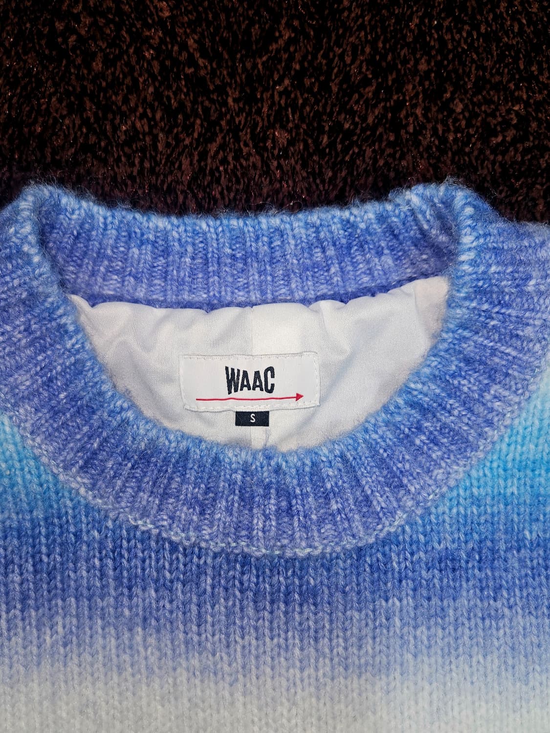 WAAC 왁 남성 그라데이션 니트 S 사이즈 정품 상품이미지3