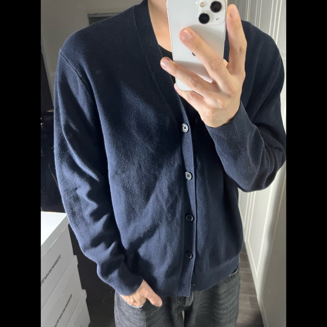 [XL] UNIQLO 유니클로 코튼 가디건 상품이미지1