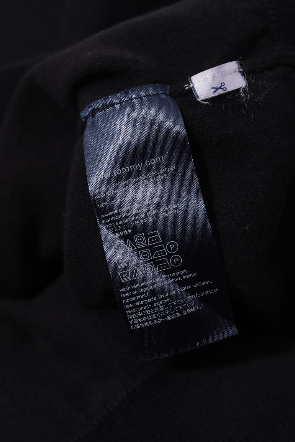 TOMMY HILFIGER 배색 코튼 스웨터 size M 상품이미지6