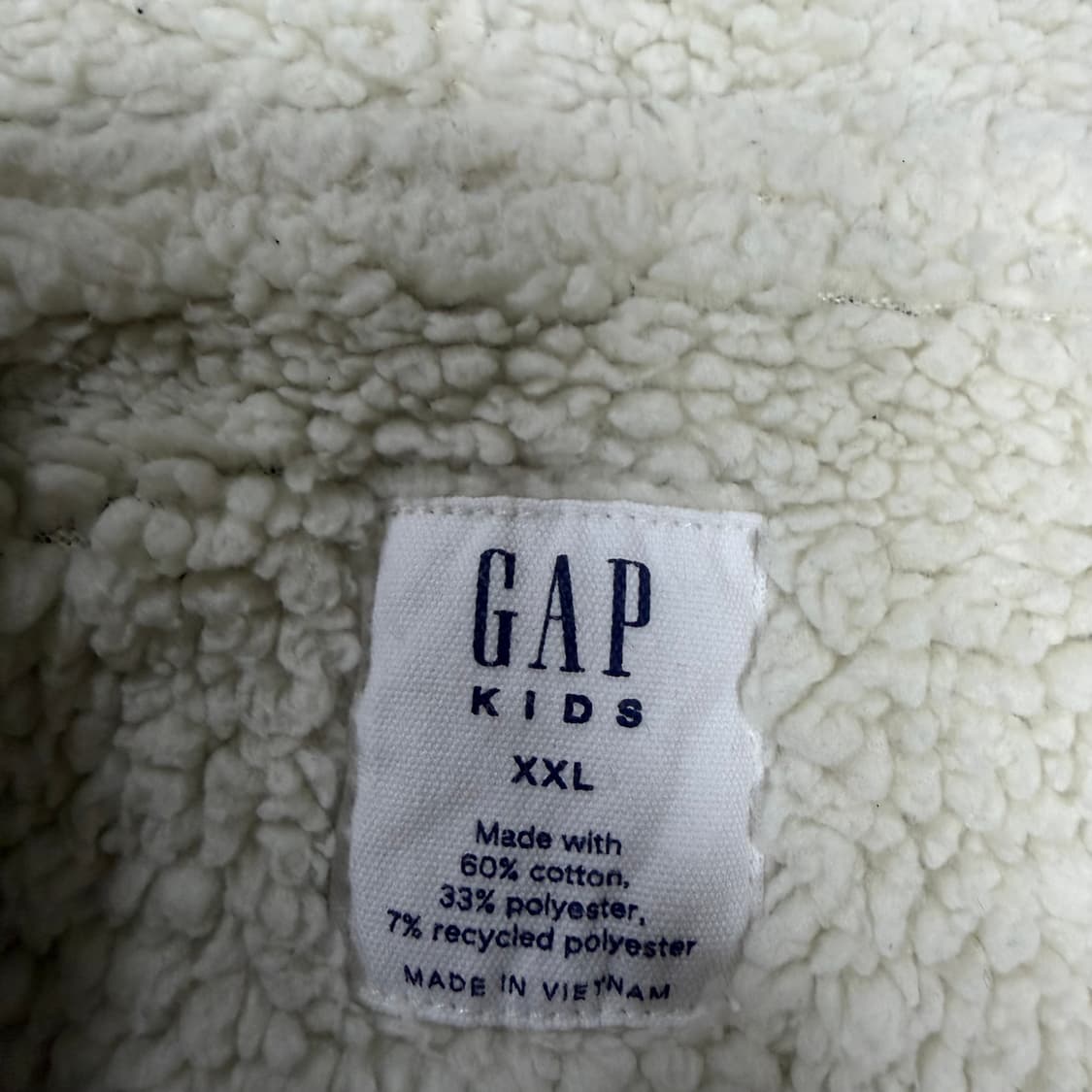 갭 그레이 양털 키즈 2xl 상품이미지3