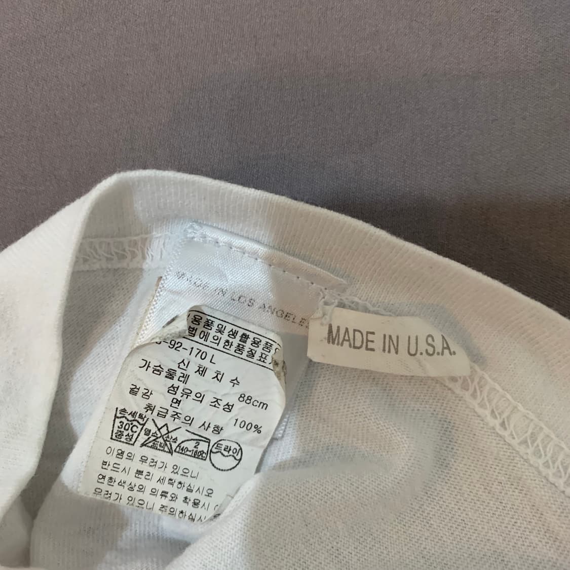 L 비앙카샹동 HI NRG 프린팅 튜블러 스트릿 프린팅 반팔티 상품이미지6