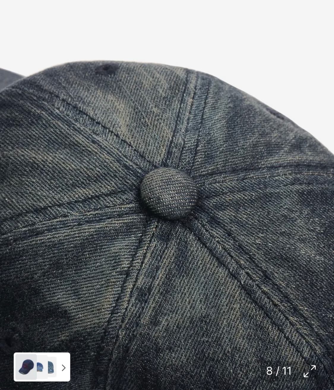 도프제이슨 빈티지 워시드 데님 볼캡 (인디고) 주앙옴므/밀로/어반드레스 상품이미지8