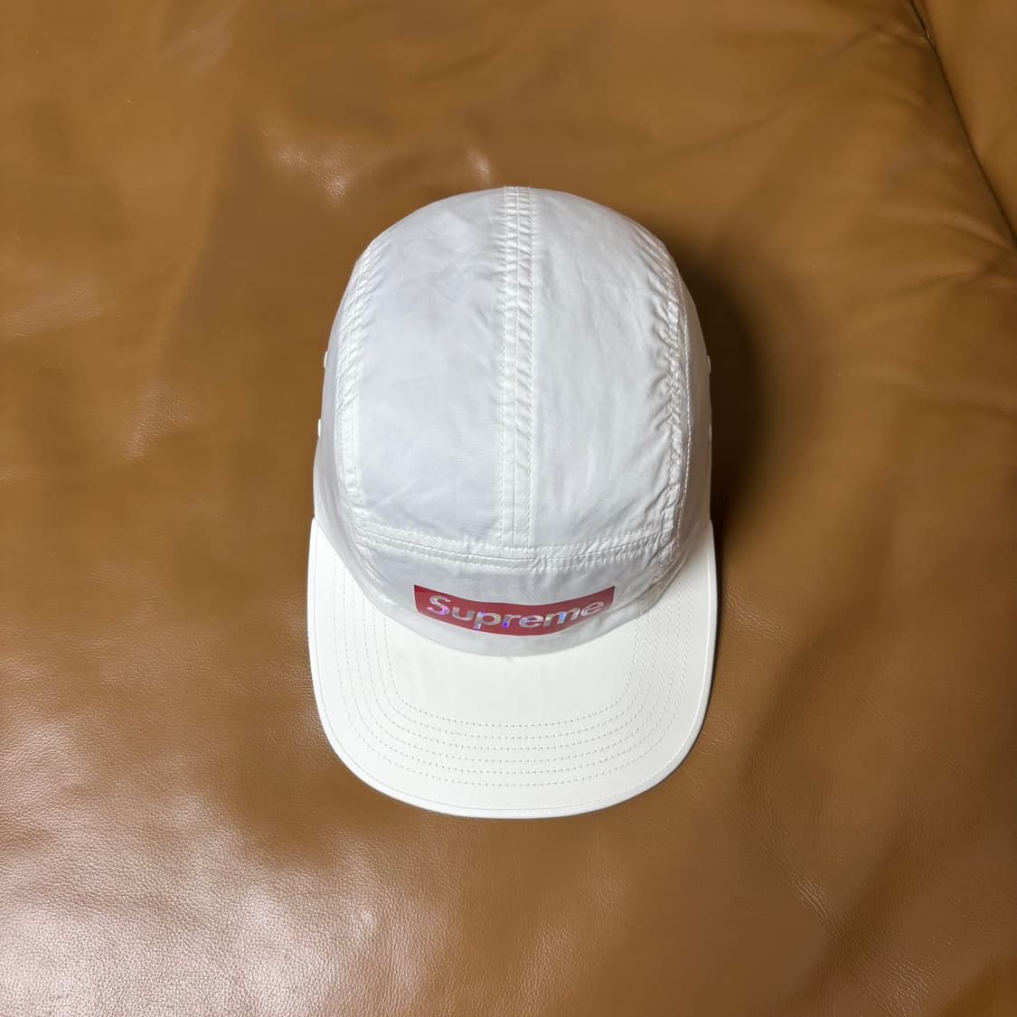 Supreme 슈프림 화이트 캠프캡 모자 (White) 상품이미지5
