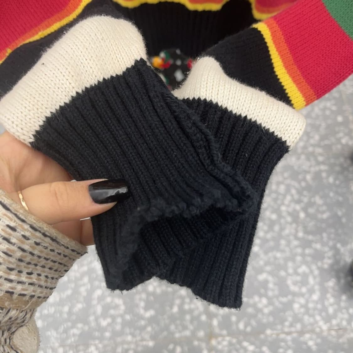 폴로 랄프로렌 90's Y2K 희귀 레트로 배색 니트 105 C07358 상품이미지6