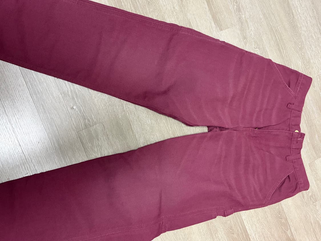 칼하트wip 버건디 팬츠 상품이미지2