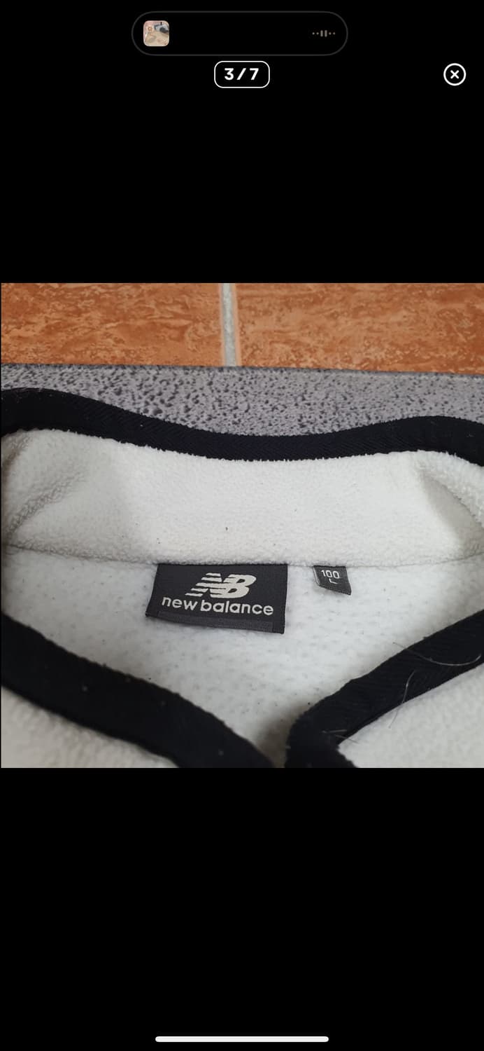 바배) 뉴발란스 플리스 집업 상품이미지3