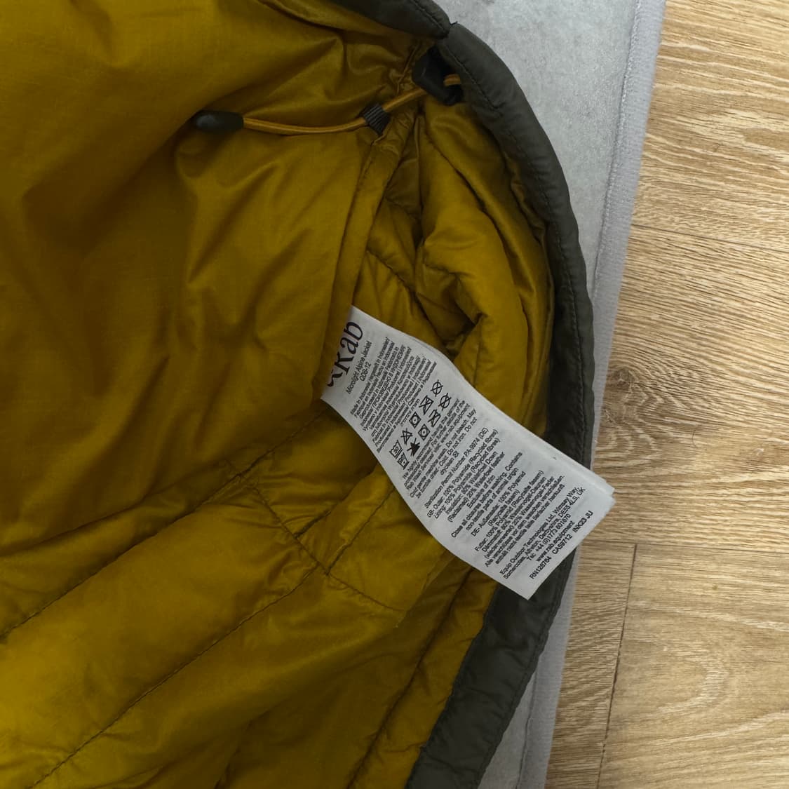 [M] 랩 Rab 마이크로라이트 알파인 라이트 카키 상품이미지6