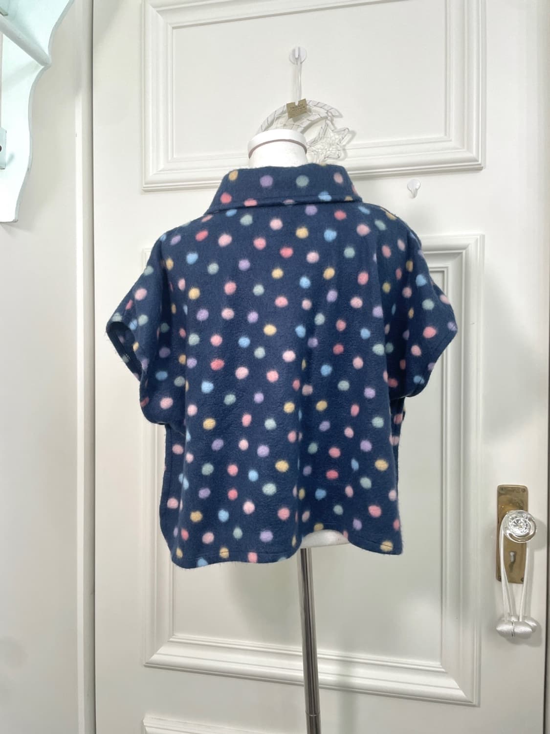 blue rainbow dot mini bolero 상품이미지3