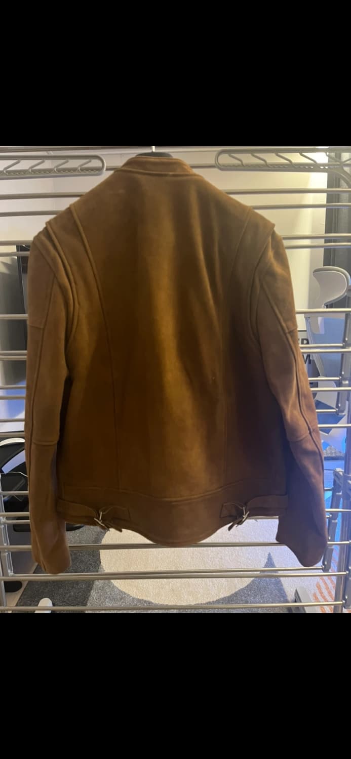 브라운 스웨이드 라이더 자켓 상품이미지2