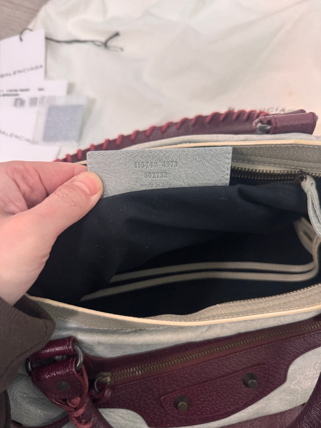 한정판 정품 발렌시아가 모터 시티백 미듐 상품이미지8