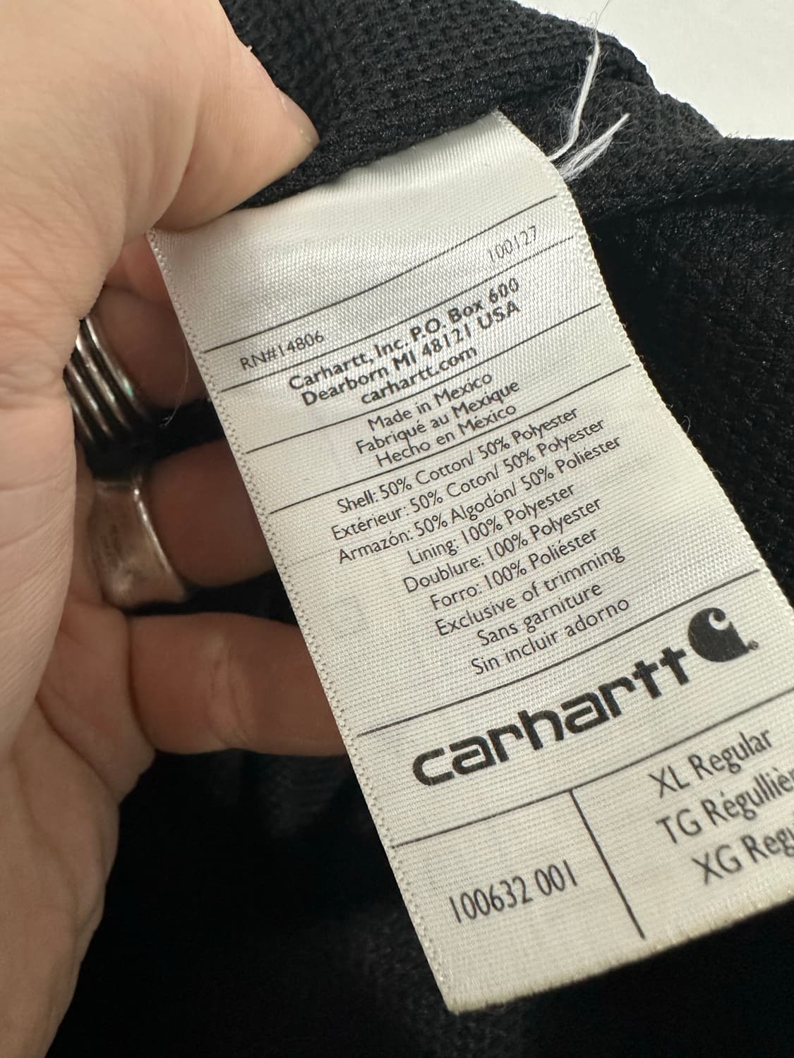 칼하트 써멀 후드집업 상품이미지4