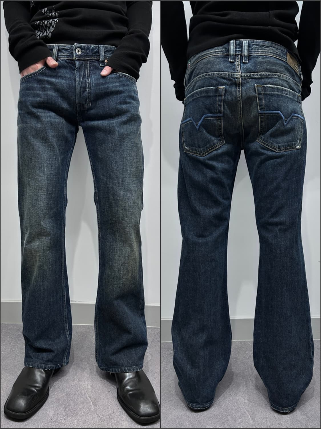 디젤 자탄 데님 팬츠 상품이미지1