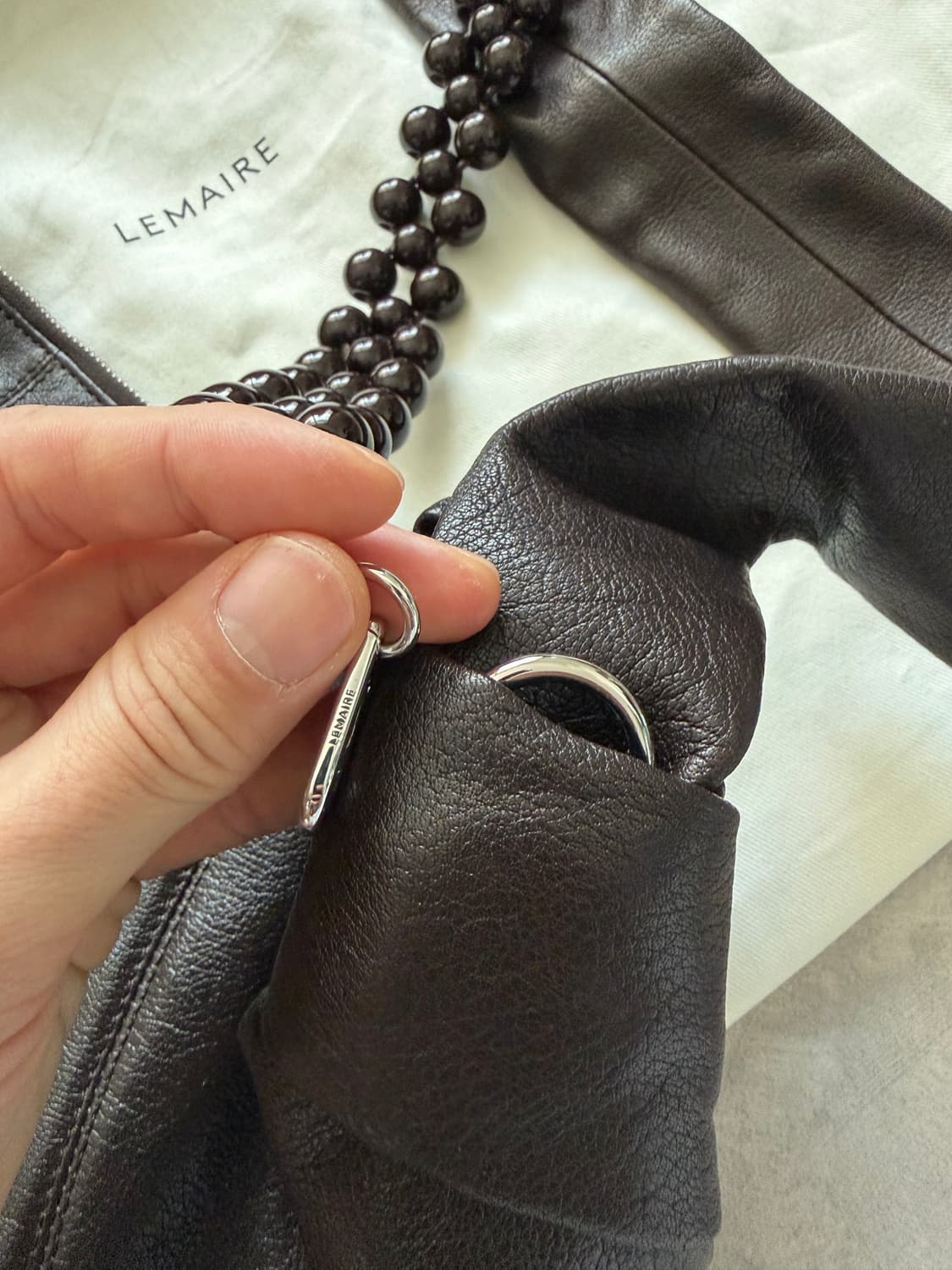 르메르 펄 크루아상백 상품이미지5