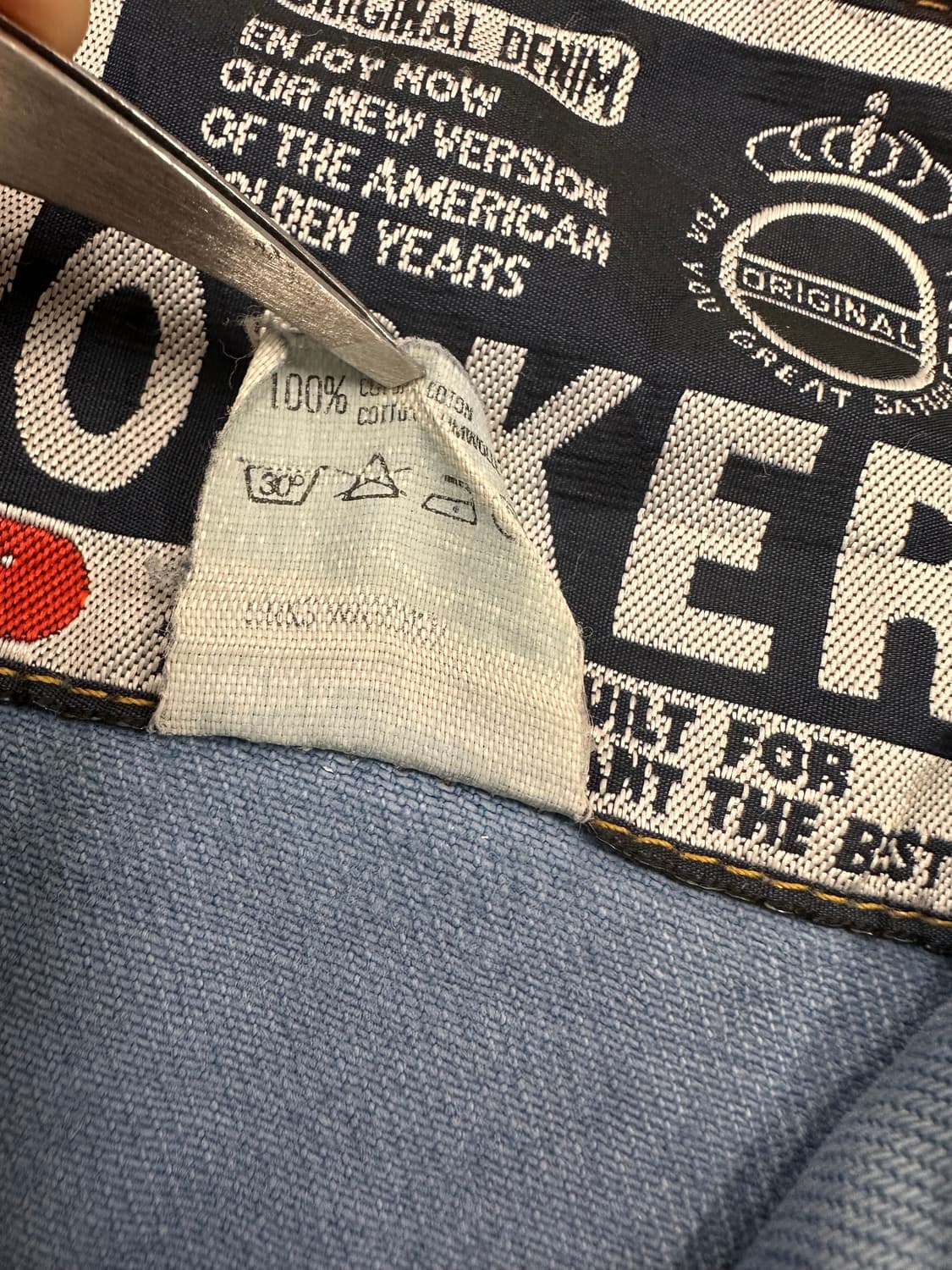 (L)80-90s ernesto 이탈리아 빈티지 데님 워크 자켓 상품이미지5