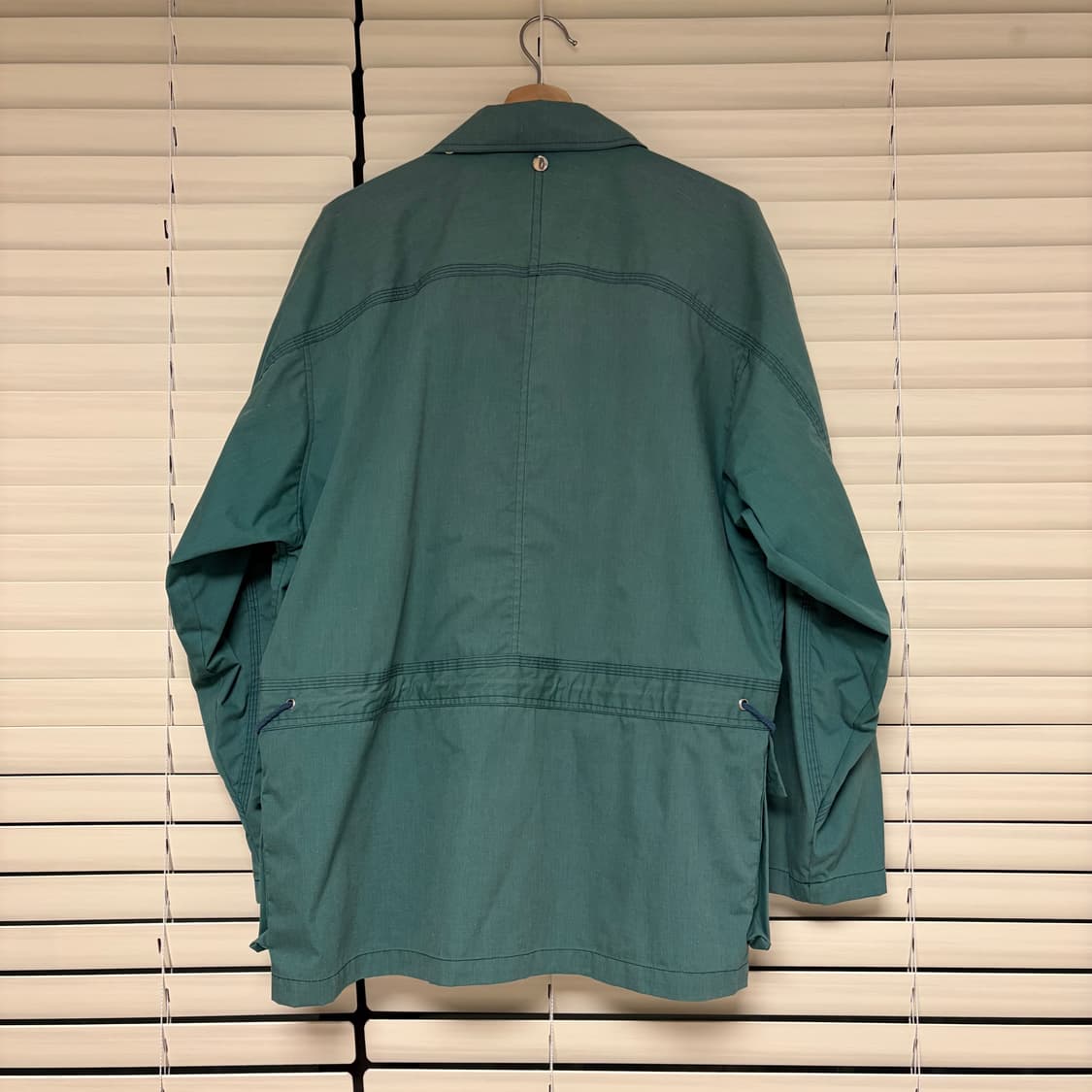 70s 케닝턴 Kennington 선페이드 코튼 라이더 헌팅 자켓 그린 상품이미지2