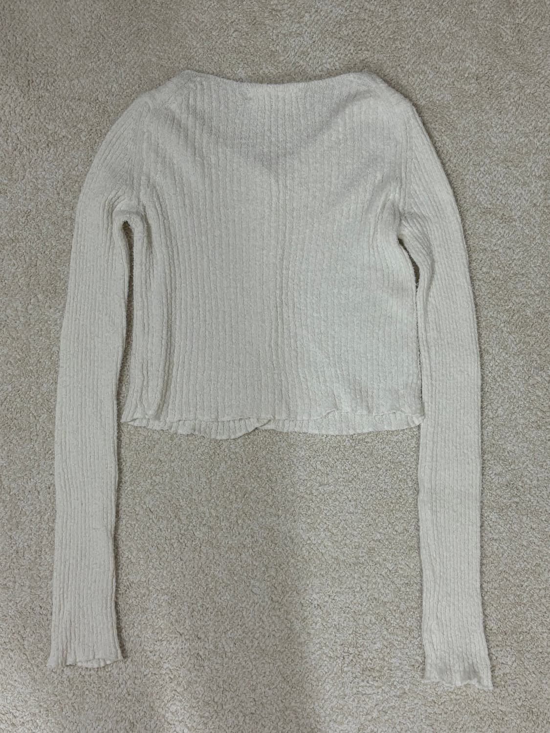 [시예 Siye] 루비 홀터넥 & 루비 가디건 세트 (화이트) 상품이미지7