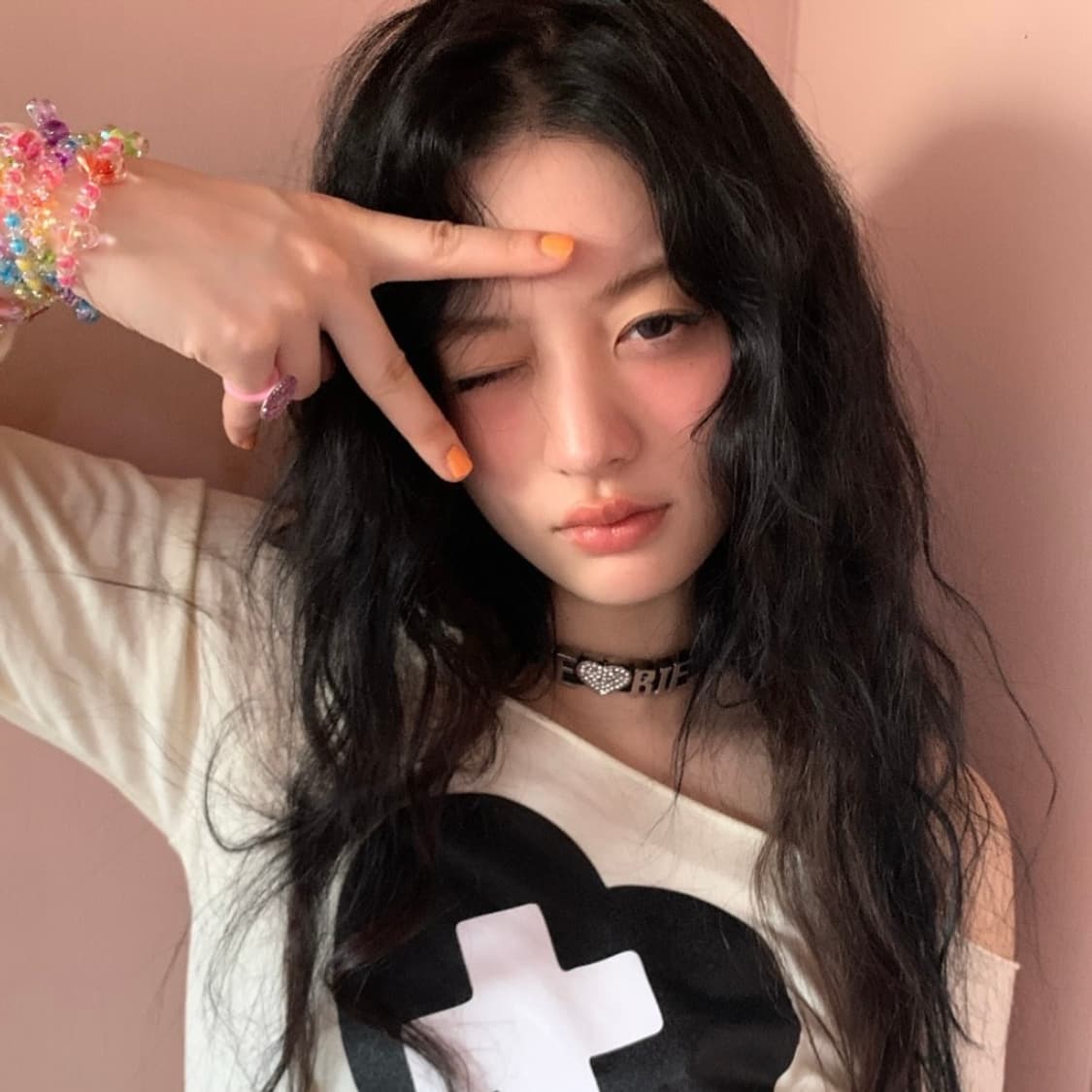 샵페어리 큐빅 초커 목걸이 (아일릿 민주 착용) 상품이미지3