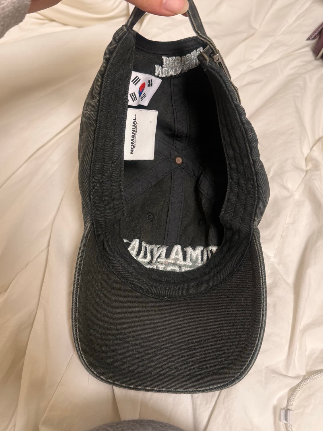 노매뉴얼 아치 로고  볼캡 모자  상품이미지6