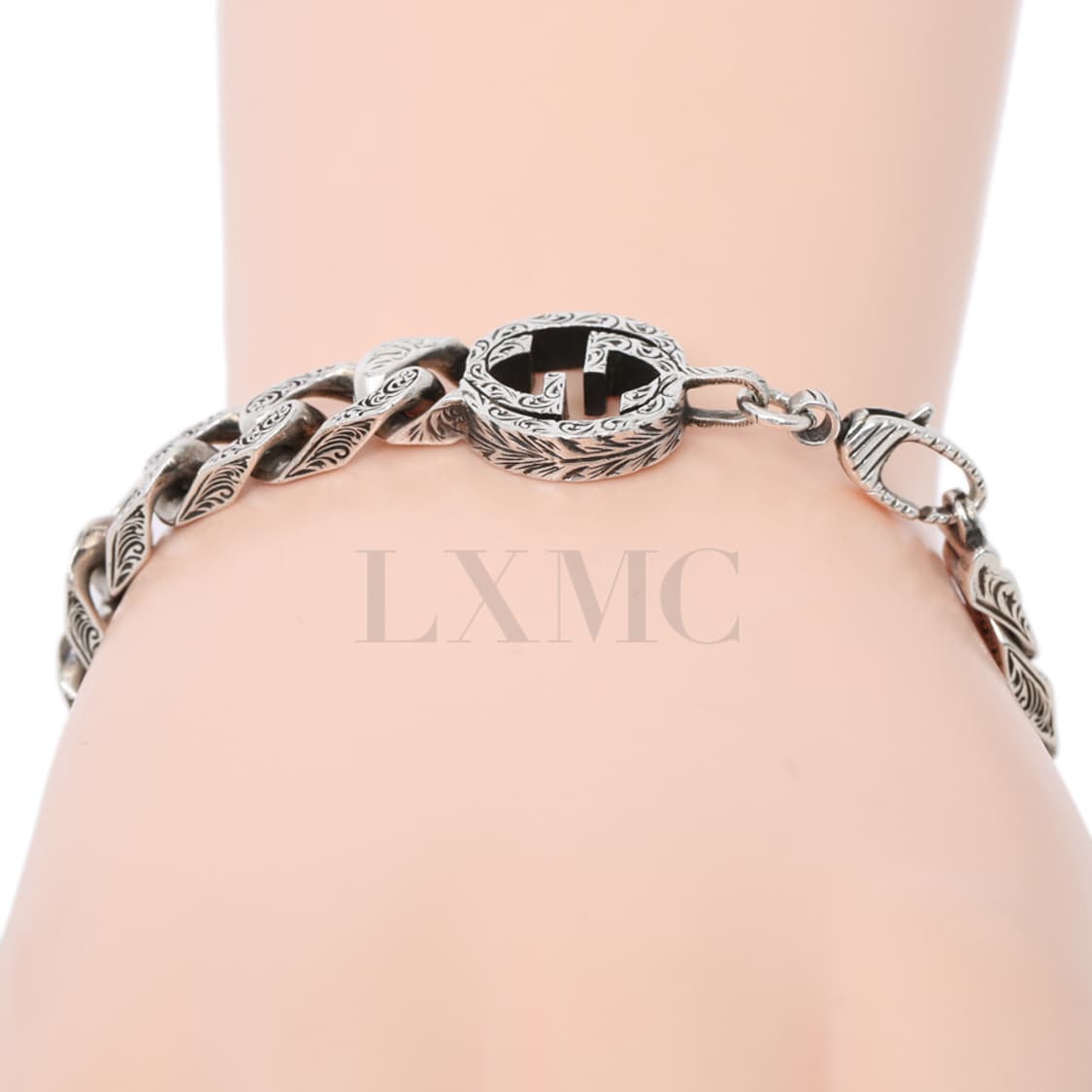 구찌 실버 팔찌 인터로킹 G로고 체인팔찌 454245 상품이미지9