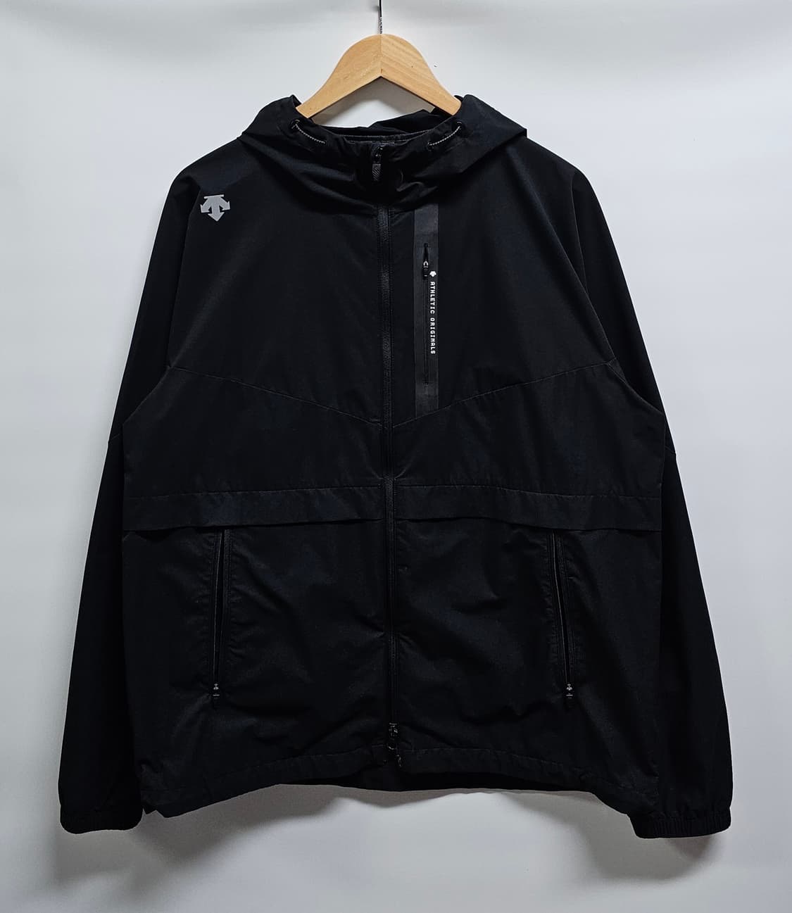 데상트 립스탑 후드 바람막이 자켓 2XL: 상품이미지1