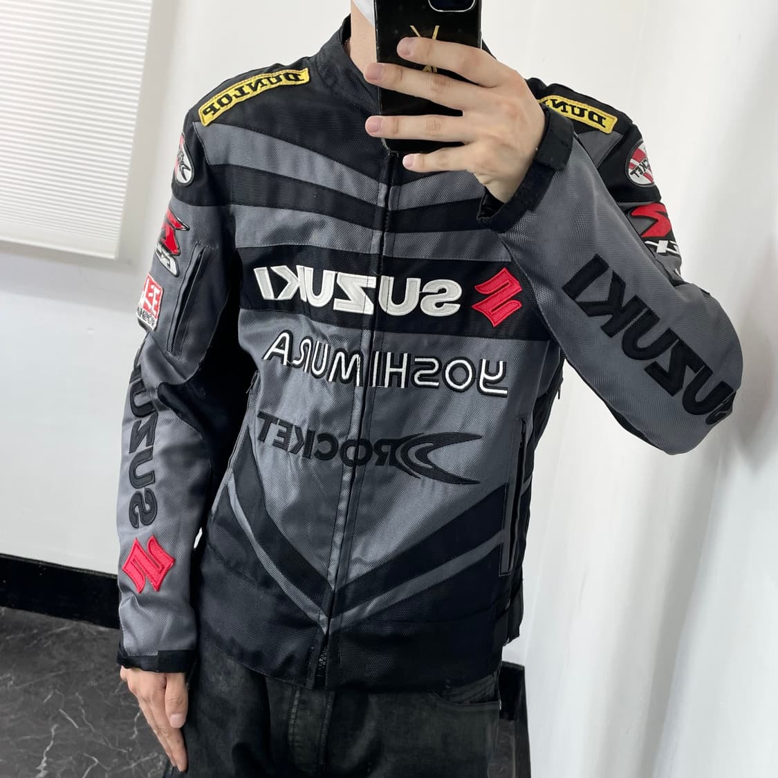 스즈키 요시무라 GSX-R 패치워크 레이싱 자켓 상품이미지3