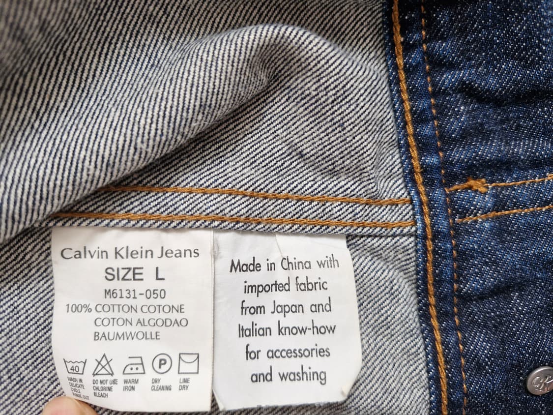 캘빈클라인 데님 트러커 자켓 L  상품이미지5