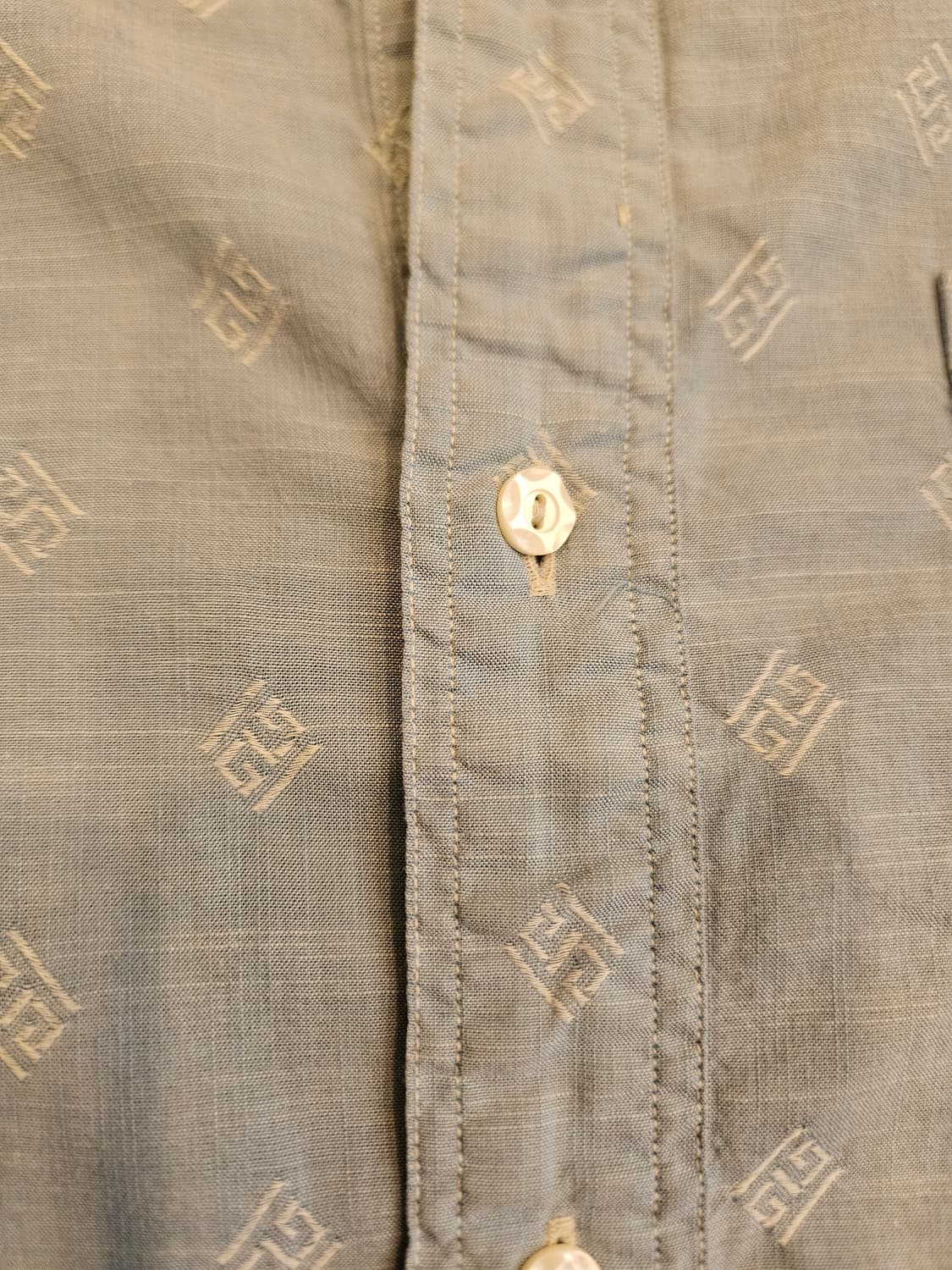 더블알엘 인디고 코튼 자수 셔츠  상품이미지4