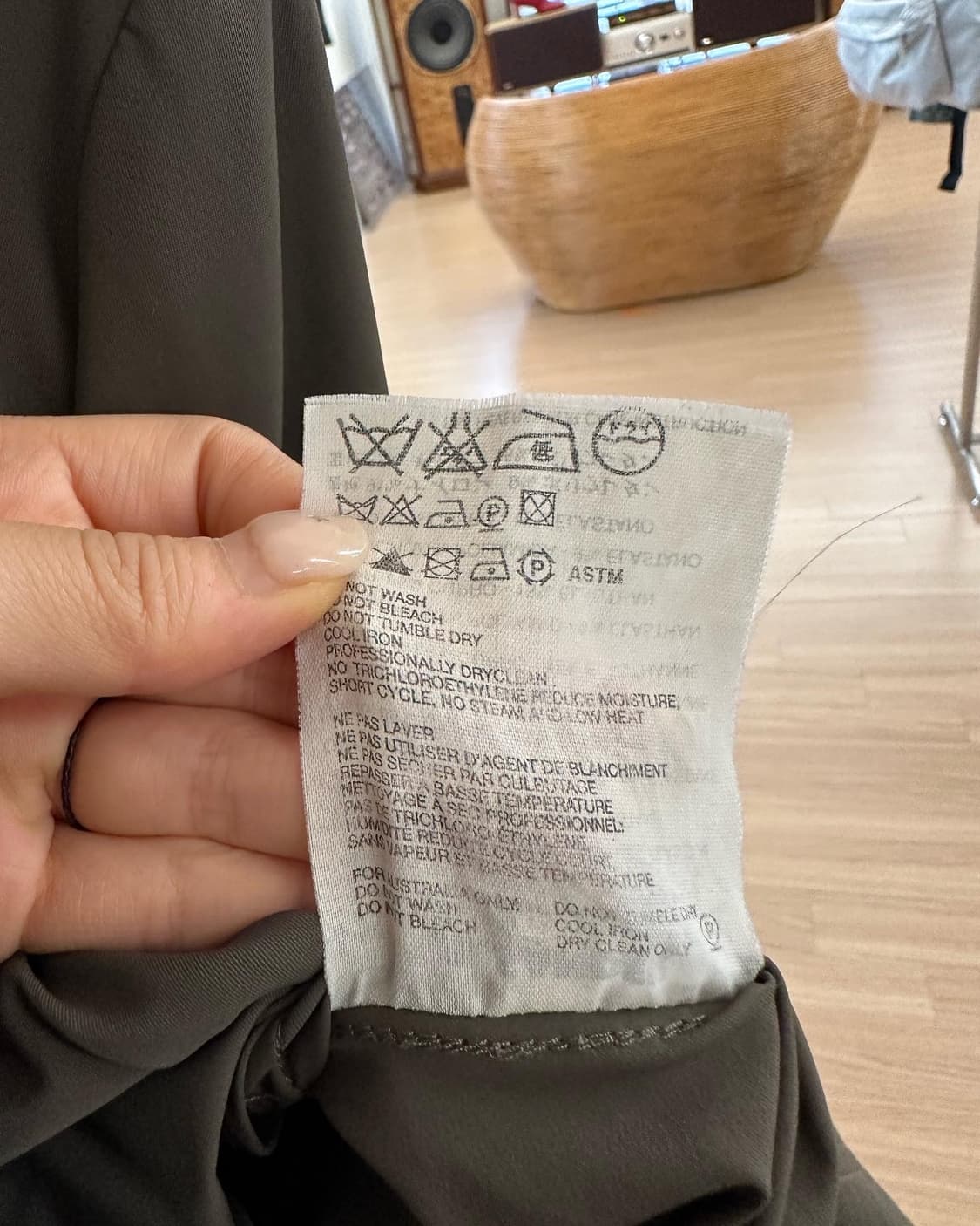 질샌더 카키 폴리 3B 포켓 자켓  상품이미지9
