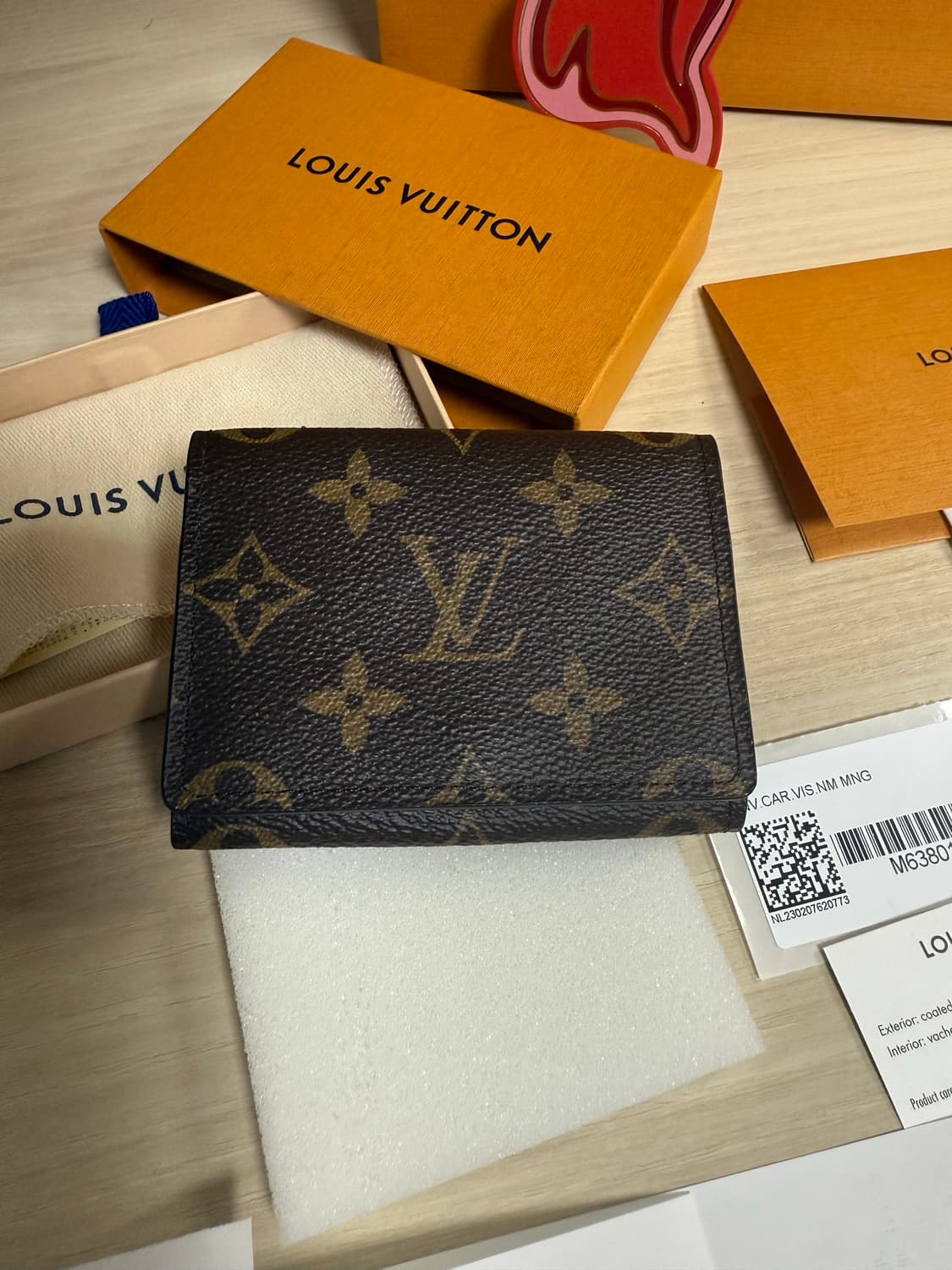 루이비통 모노그램 엔벨로프 비즈니스 카드지갑 M63801 상품이미지2