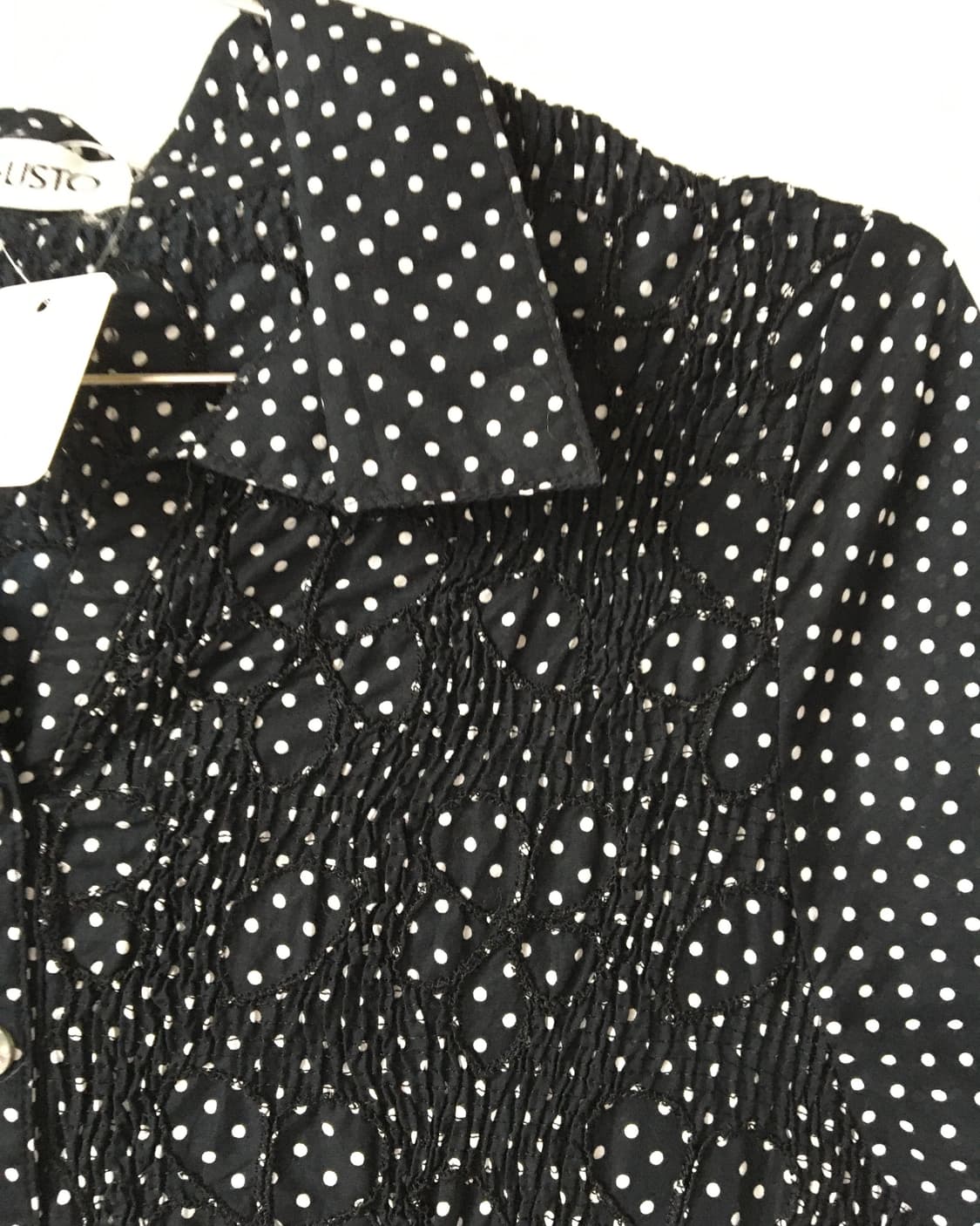 Embroidery point dot pattern onepiece 상품이미지6