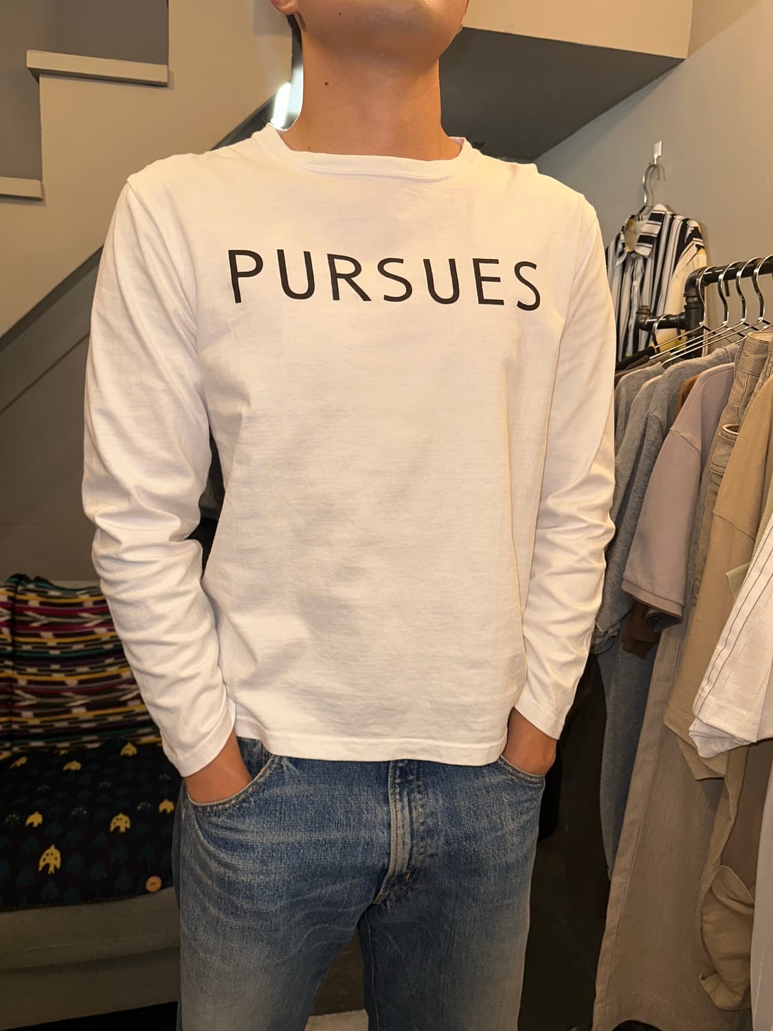 Trap/U Anyhow good letter detail sleeve  상품이미지4