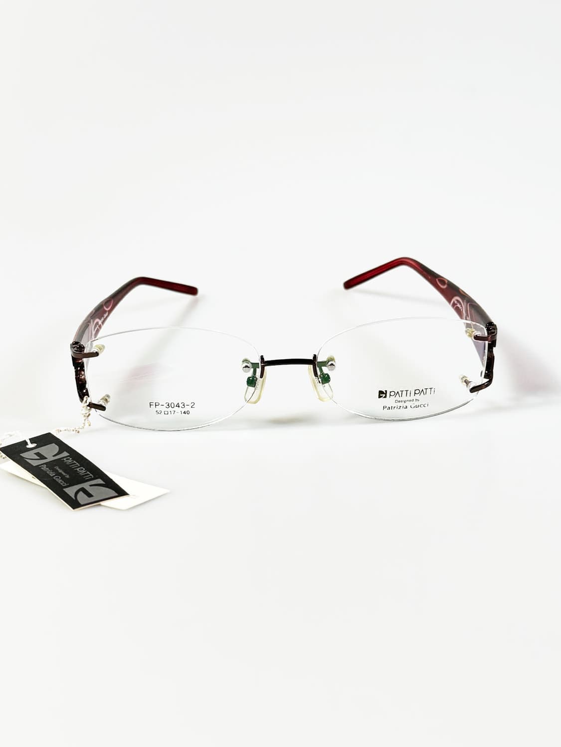 PATTI PATTI 오벌 무테 프레임 빈티지 안경 상품이미지2