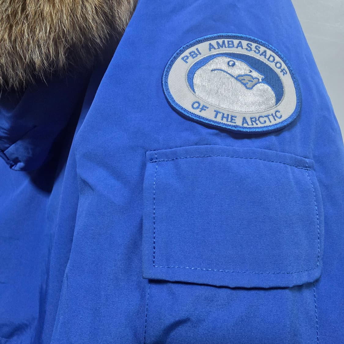 캐나다구스 익스페디션 파카 블루 색상 XL ! 상품이미지3