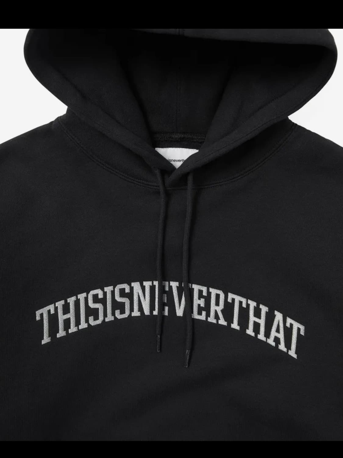 Thesisneverthat Arch-Logo Hoodie Black 상품이미지2