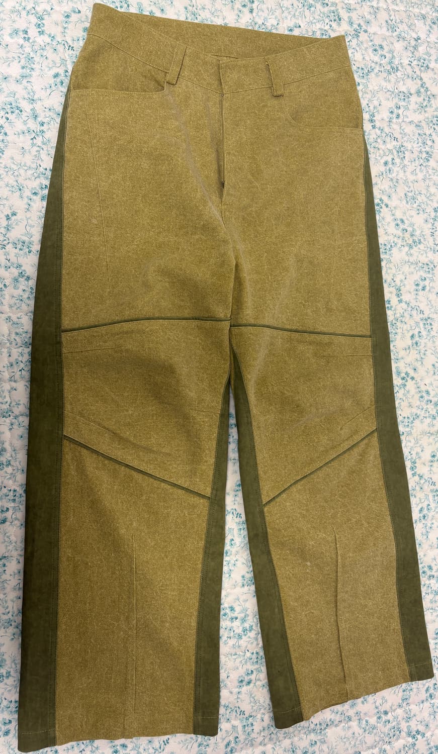 엑슬림 ep.6 04 트라우저 레몬그린 s사이즈 상품이미지1