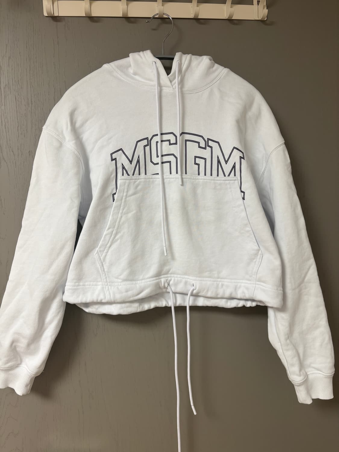 Msgm 크롭 후디 상품이미지1